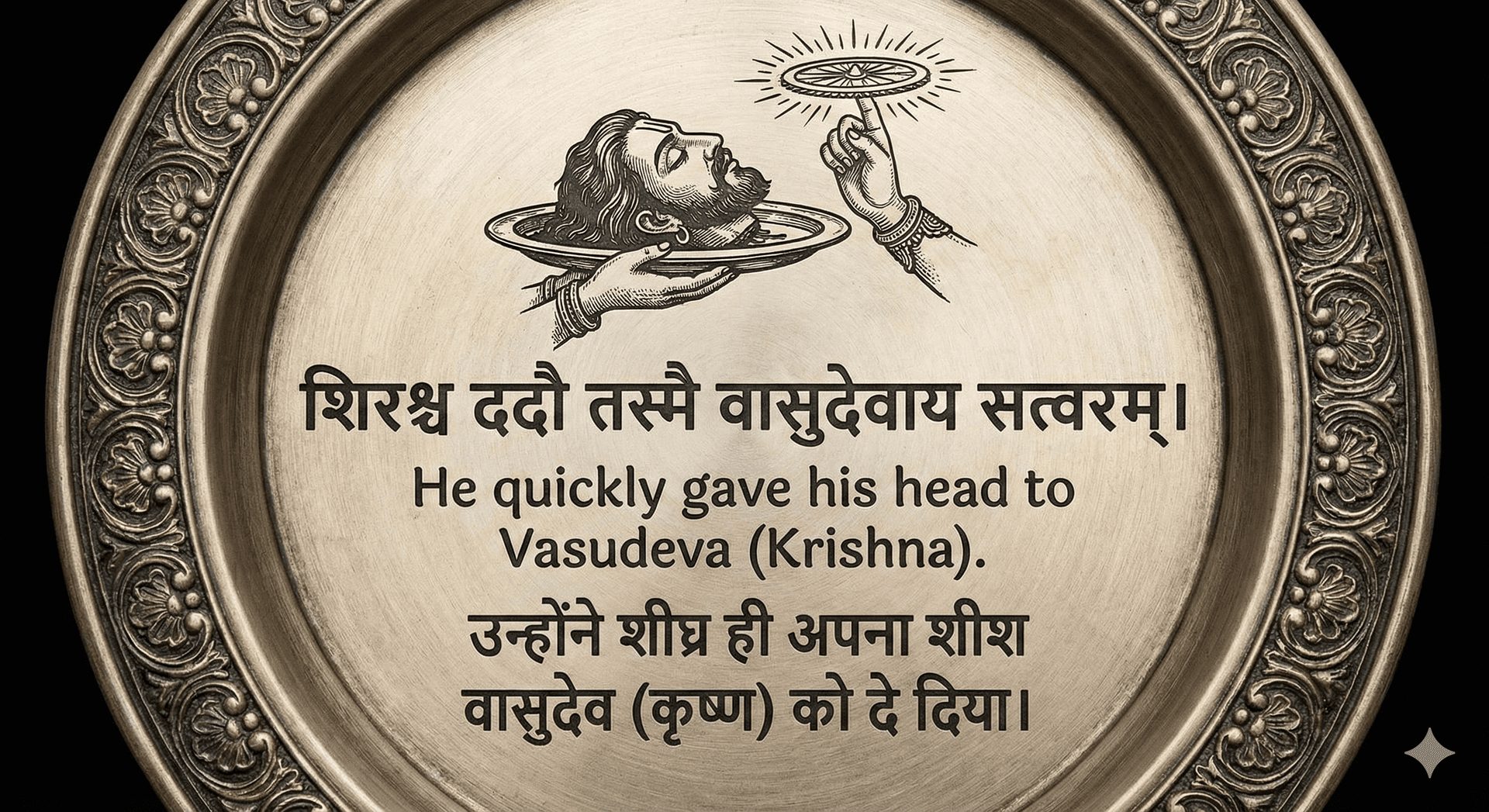 The miraculous emergence of the deity to grant refuge